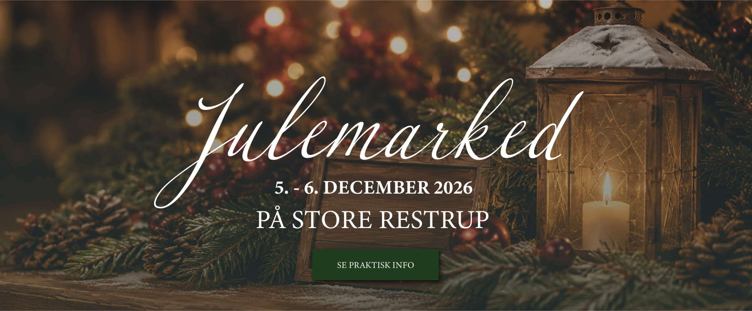 Julemarked på Store Restrup 5. - 6. december 2026